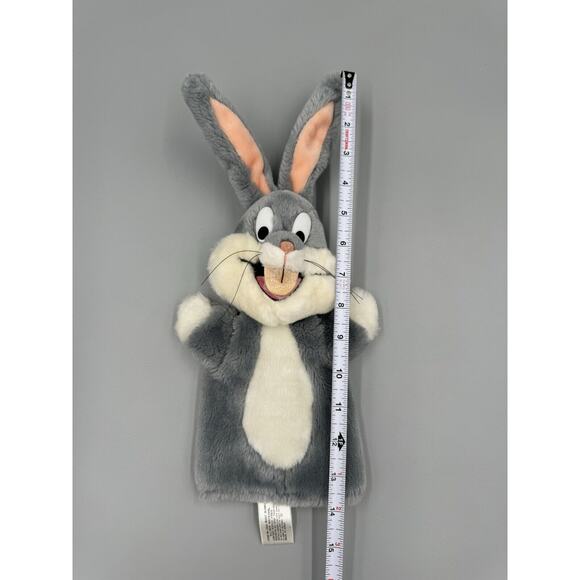 Vintage 1990 BUGS BUNNY Hand Puppet Plush 50th Birthday Collection - Picture 2 of 10